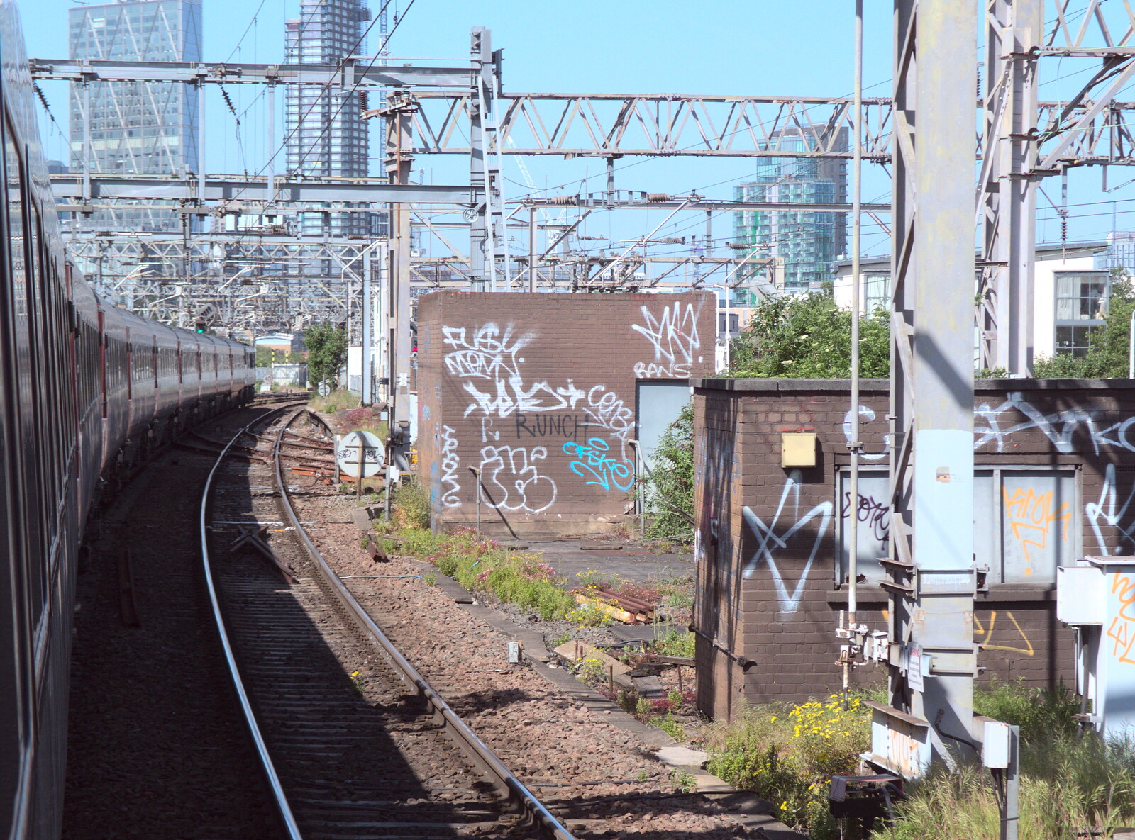 More tags on boxes near Bethnal Green station from May Miscellany and Station 119, Eye Airfield, Suffolk - 18th May 2018