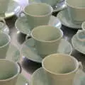 A million green tea cups, A Right Royal Wedding at the Village Hall, Brome, Suffolk - 19th May 2018