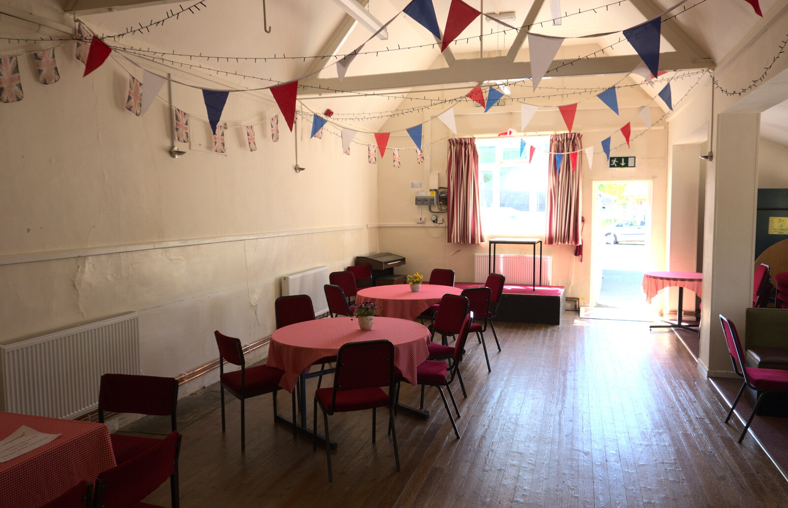The village hall awaits from A Right Royal Wedding at the Village Hall, Brome, Suffolk - 19th May 2018