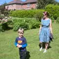 Harry and Isobel roam around, A Right Royal Wedding at the Village Hall, Brome, Suffolk - 19th May 2018