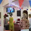 The royal wedding occurs on TV, A Right Royal Wedding at the Village Hall, Brome, Suffolk - 19th May 2018