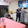 The new Village Hall TV is officially unveiled, A Right Royal Wedding at the Village Hall, Brome, Suffolk - 19th May 2018