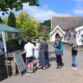 The queue for the barbeque, A Right Royal Wedding at the Village Hall, Brome, Suffolk - 19th May 2018