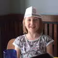 Soph the Roph with a pizzaola hat on, An Unexpected Birthday, Ipswich, Suffolk - 26th May 2018