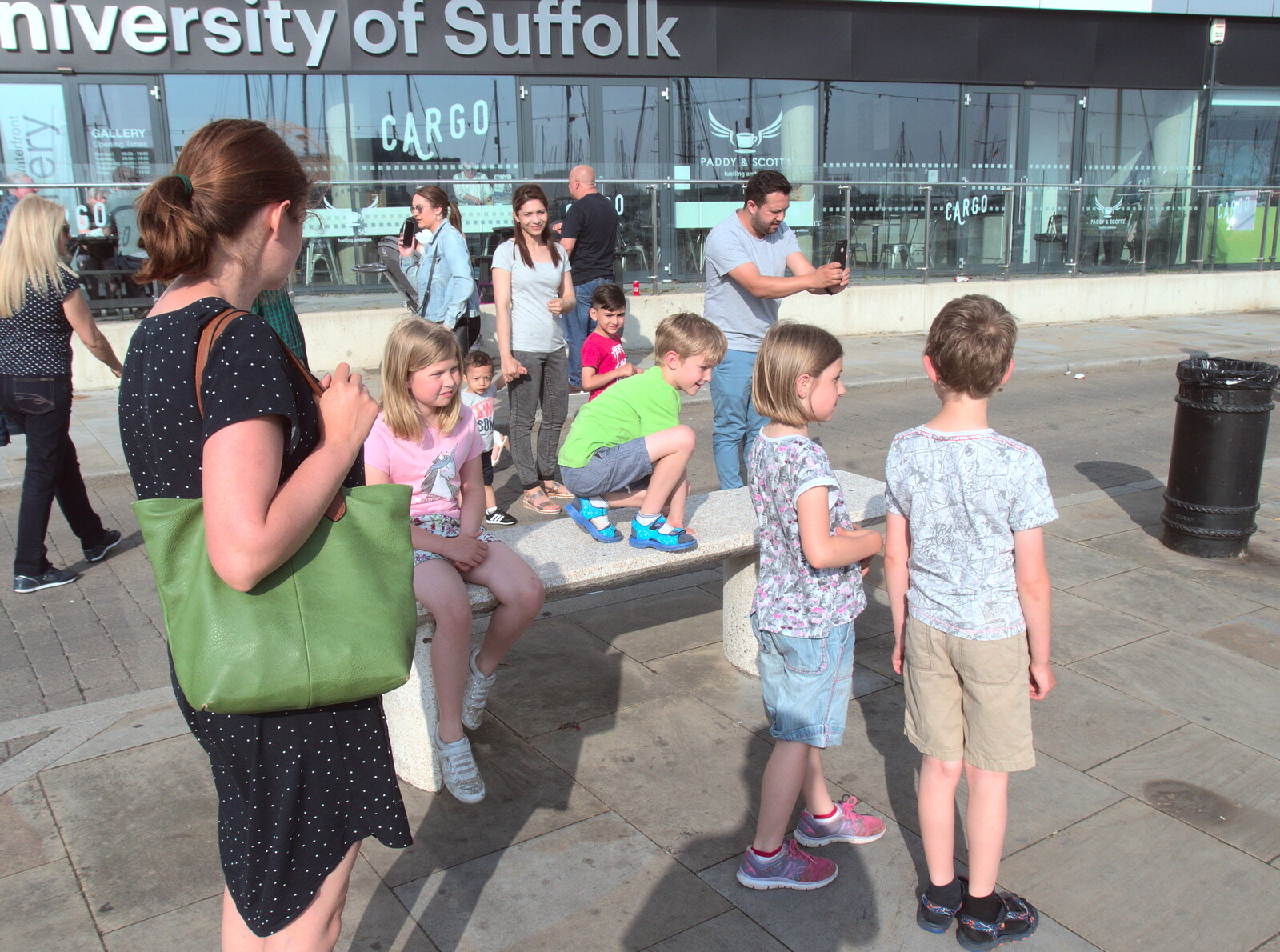 Outside the University of Suffolk from An Unexpected Birthday, Ipswich, Suffolk - 26th May 2018