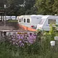 There's a caravan graveyard over the fence, Dower House Camping, West Harling, Norfolk - 27th May 2018