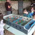 More table-football action, Dower House Camping, West Harling, Norfolk - 27th May 2018