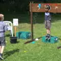 Oak throws a wet sponge, The Not-Opening of the Palgrave Playground, Palgrave, Suffolk - 3rd June 2018