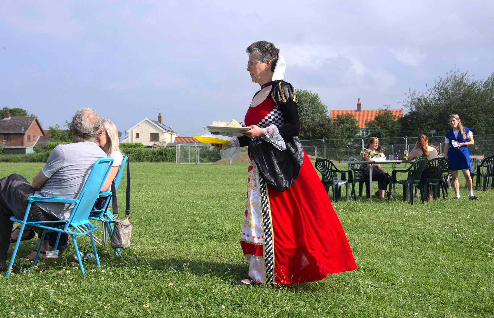 The Queen of Hearts from The Not-Opening of the Palgrave Playground, Palgrave, Suffolk - 3rd June 2018