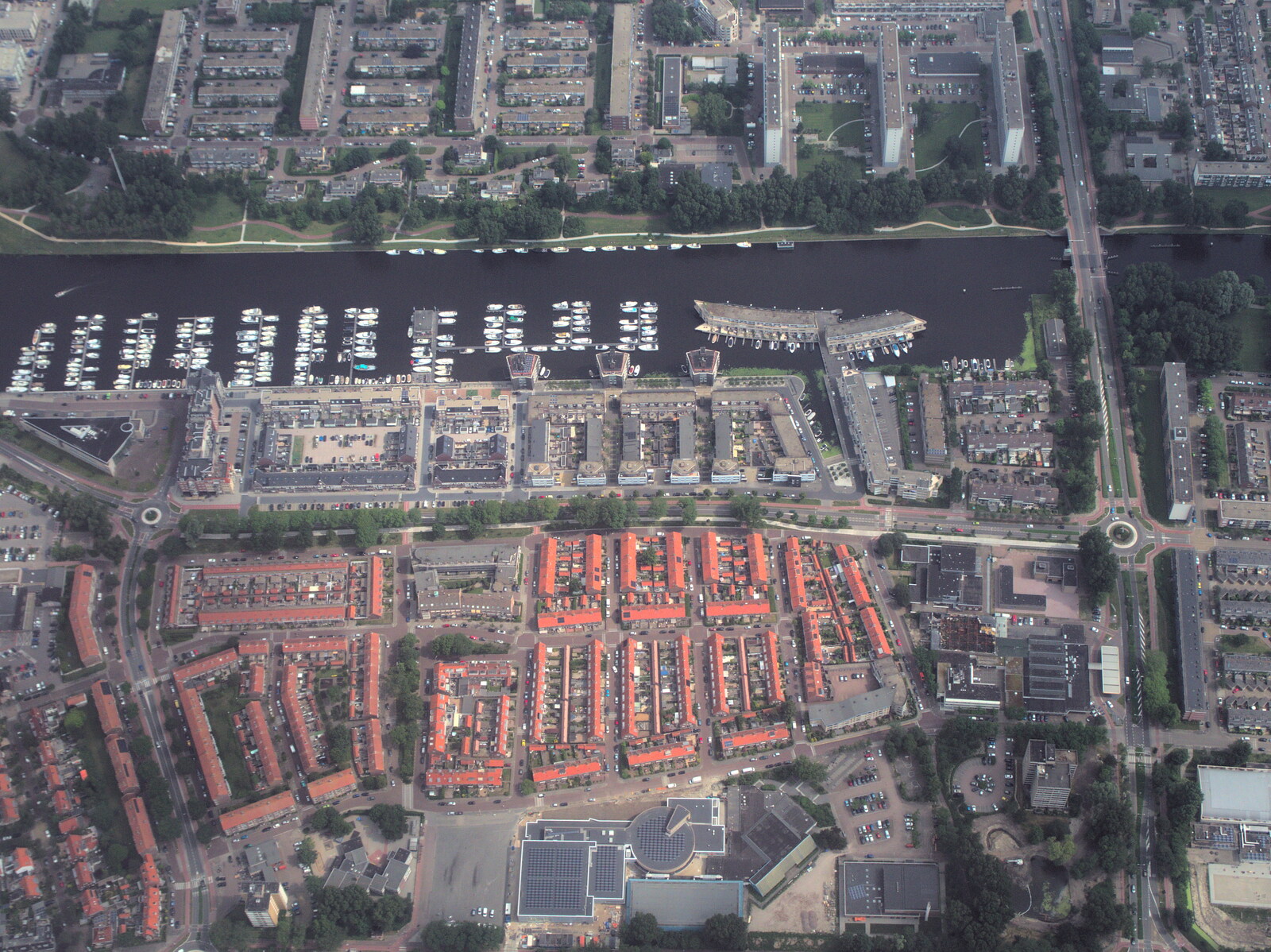 Somewhere over Amsterdam from A Postcard From Asperen, Gelderland, Netherlands - 9th June 2018