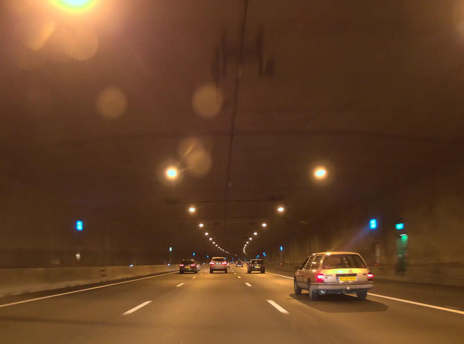 In a tunnel somewhere, from A Postcard From Asperen, Gelderland, Netherlands - 9th June 2018