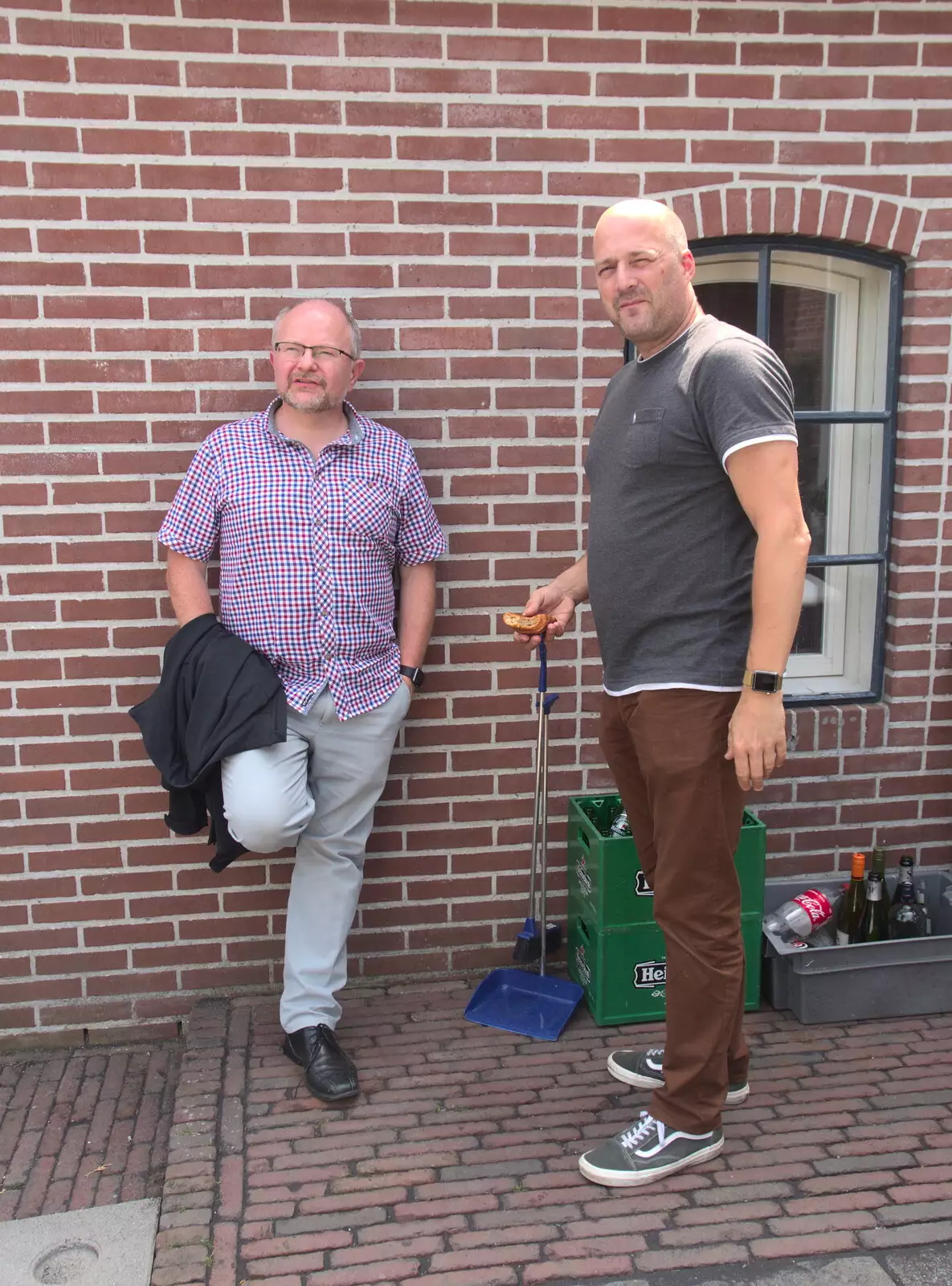 Hamish and Martin, from A Postcard From Asperen, Gelderland, Netherlands - 9th June 2018