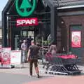 We head off to Spar in Asperen for some supplies, A Postcard From Asperen, Gelderland, Netherlands - 9th June 2018