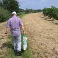 Hamish walks along a dyke, A Postcard From Asperen, Gelderland, Netherlands - 9th June 2018