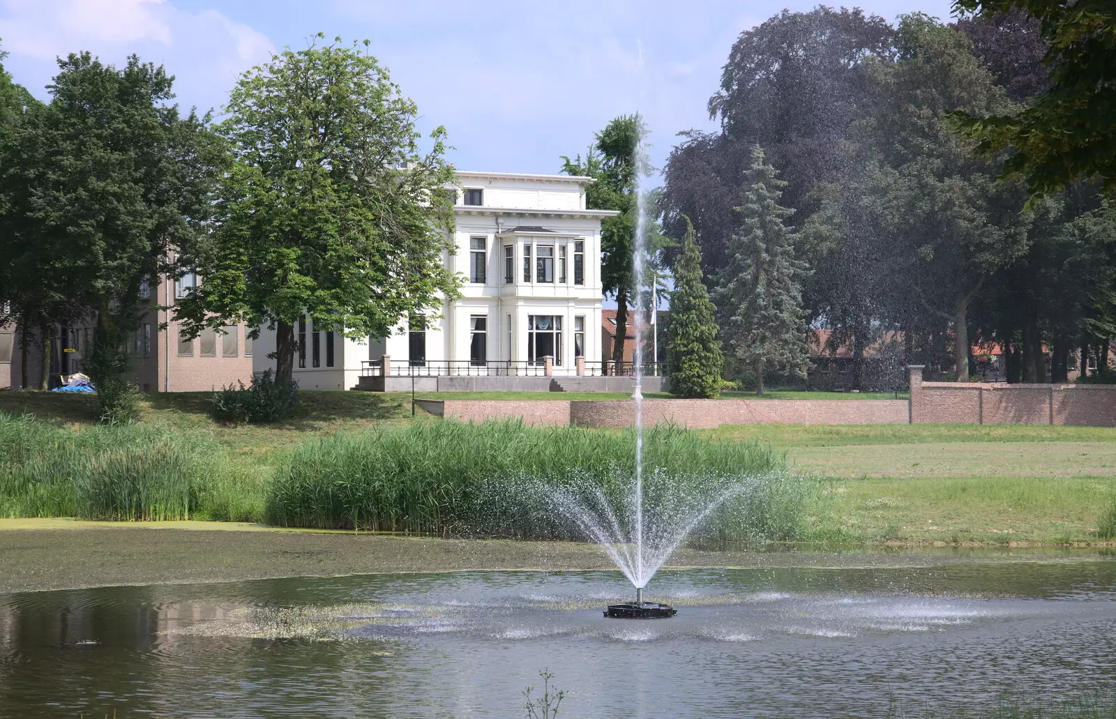 Fountain in Asperen, from A Postcard From Asperen, Gelderland, Netherlands - 9th June 2018