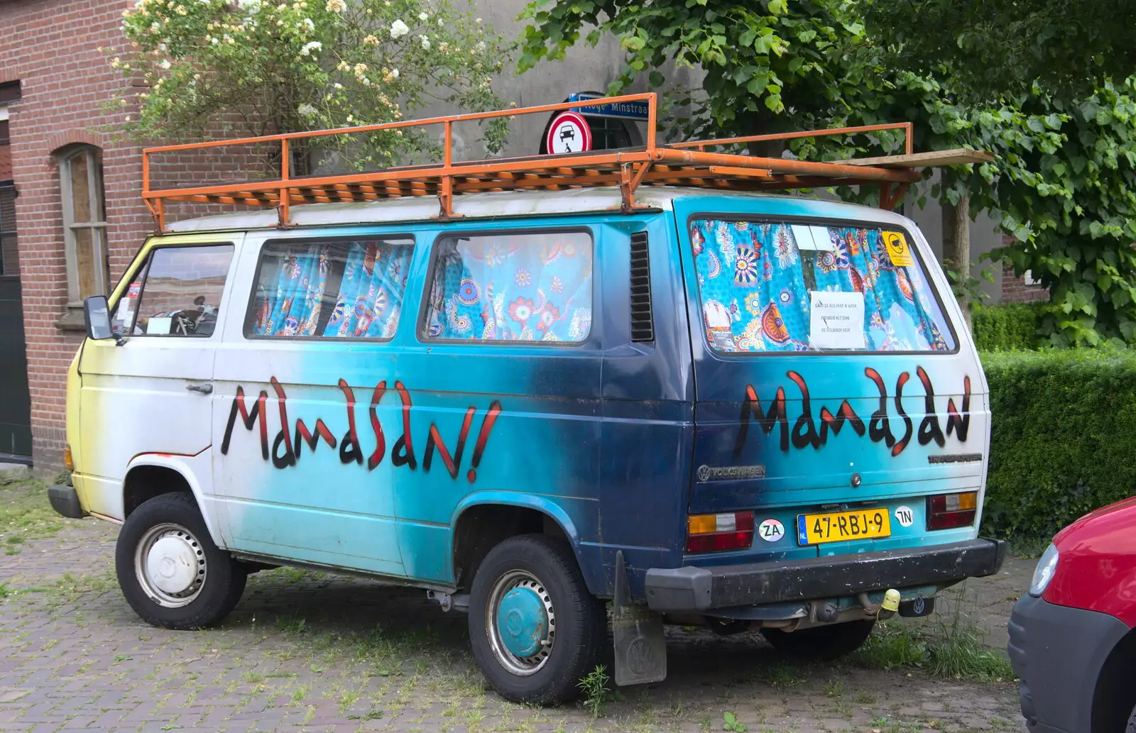 A funky T25 Volkswagen van, from A Postcard From Asperen, Gelderland, Netherlands - 9th June 2018