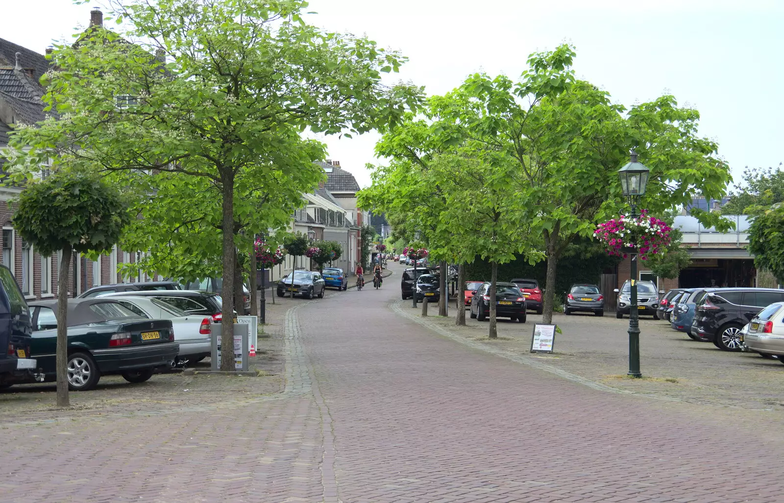 Looking back up Voorstraat, from A Postcard From Asperen, Gelderland, Netherlands - 9th June 2018