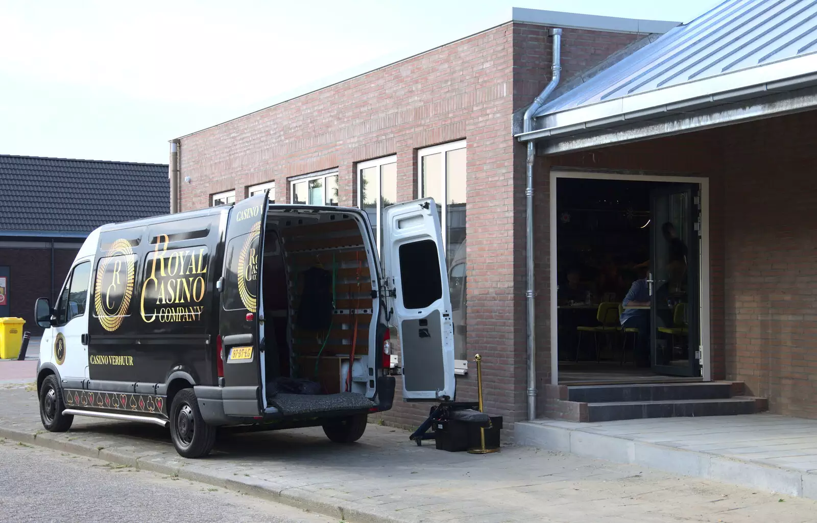 The casino's van is outside, from A Postcard From Asperen, Gelderland, Netherlands - 9th June 2018