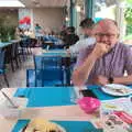 Hamish at breakfast in the hotel, Martin's James Bond 50th Birthday, Asperen, Gelderland, Netherlands - 9th June 2018