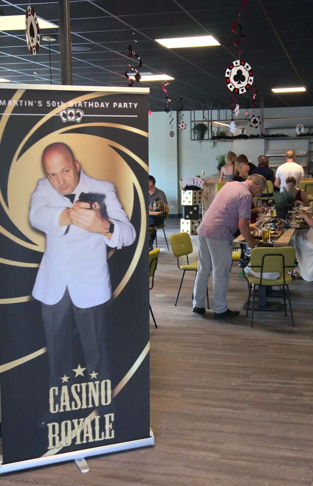 Martin's Casino Royale poster, from Martin's James Bond 50th Birthday, Asperen, Gelderland, Netherlands - 9th June 2018