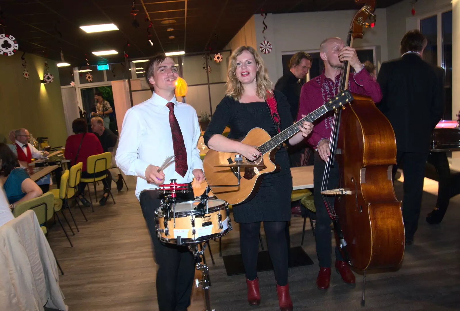 The band does its thing, from Martin's James Bond 50th Birthday, Asperen, Gelderland, Netherlands - 9th June 2018