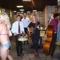 The band seem distracted by Ursula's bikini, Martin's James Bond 50th Birthday, Asperen, Gelderland, Netherlands - 9th June 2018