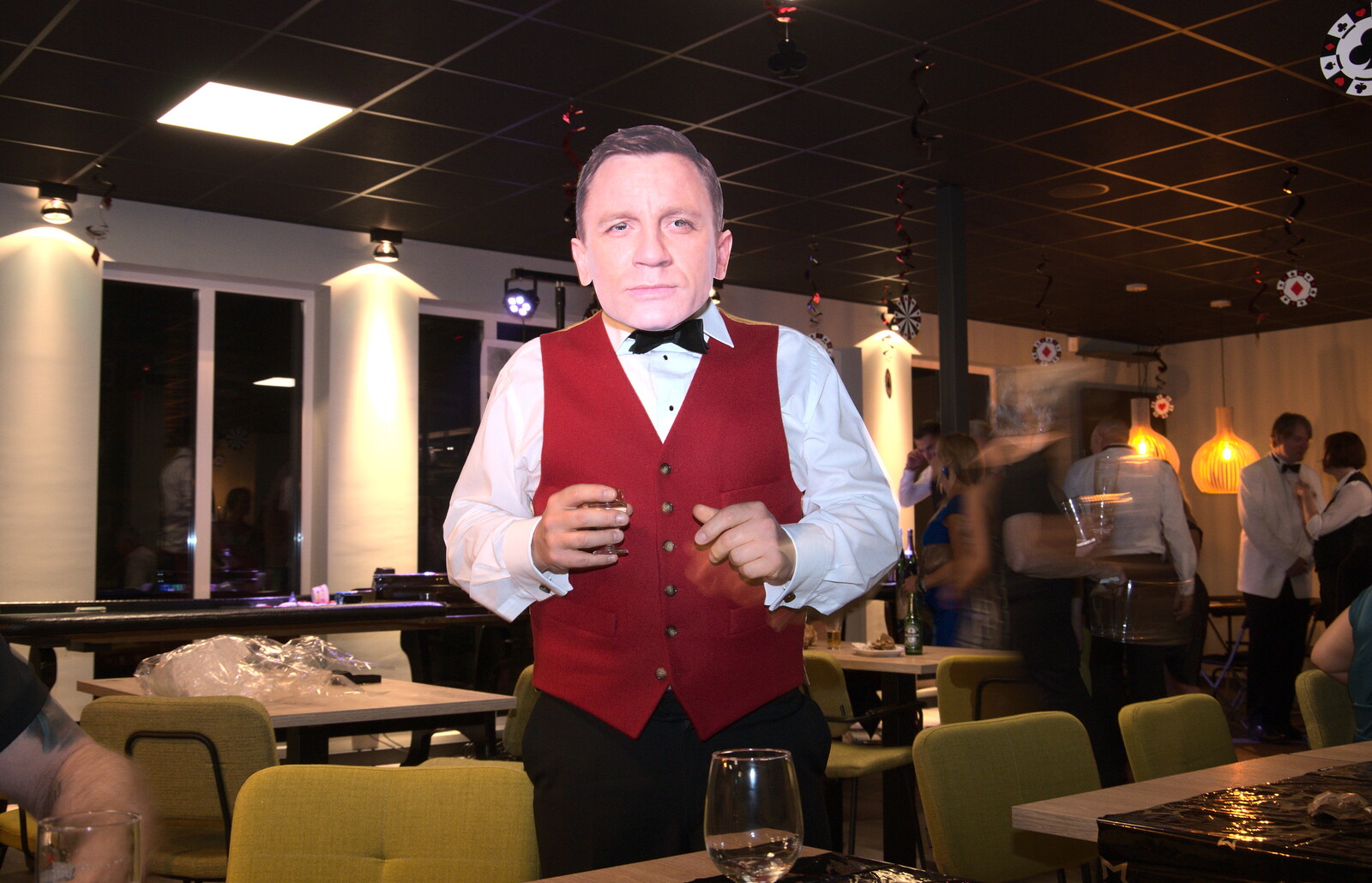 The actual Daniel Craig is in the building from Martin's James Bond 50th Birthday, Asperen, Gelderland, Netherlands - 9th June 2018