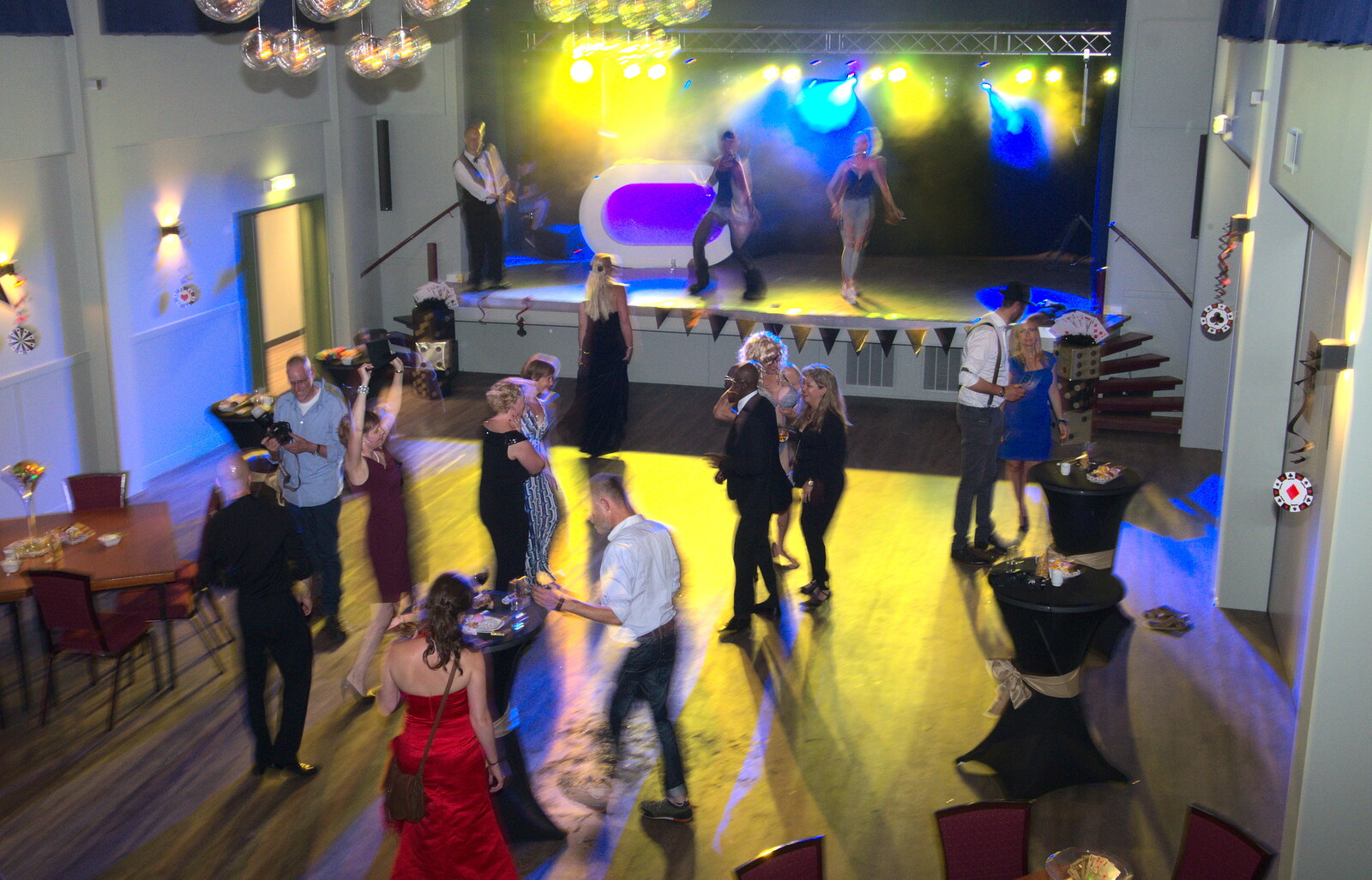 The dancefloor from Martin's James Bond 50th Birthday, Asperen, Gelderland, Netherlands - 9th June 2018