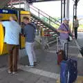 Martin helps us get some train tickets, Martin's James Bond 50th Birthday, Asperen, Gelderland, Netherlands - 9th June 2018