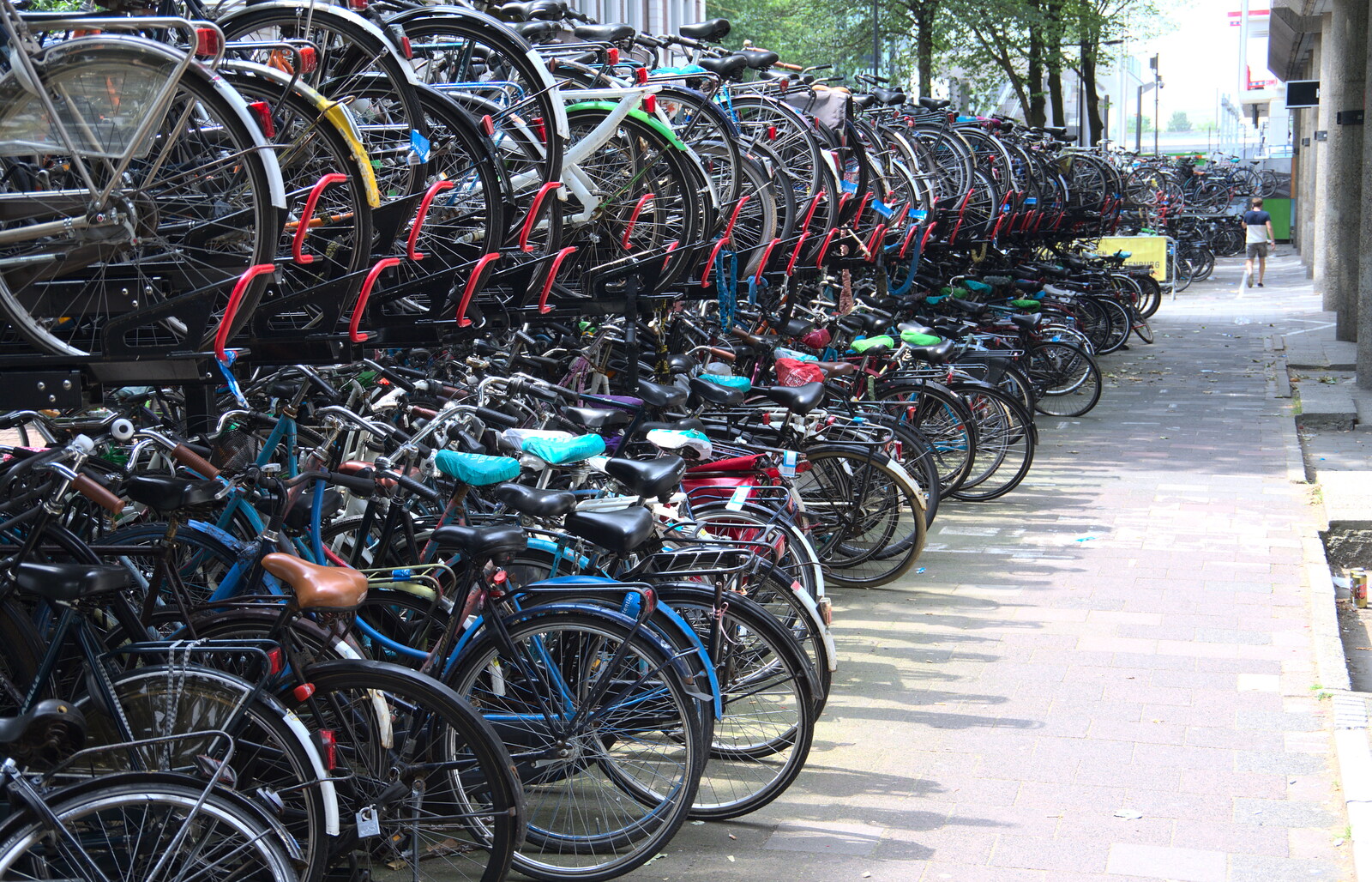One of several epic bike racks from A Postcard from Utrecht, Nederlands - 10th June 2018