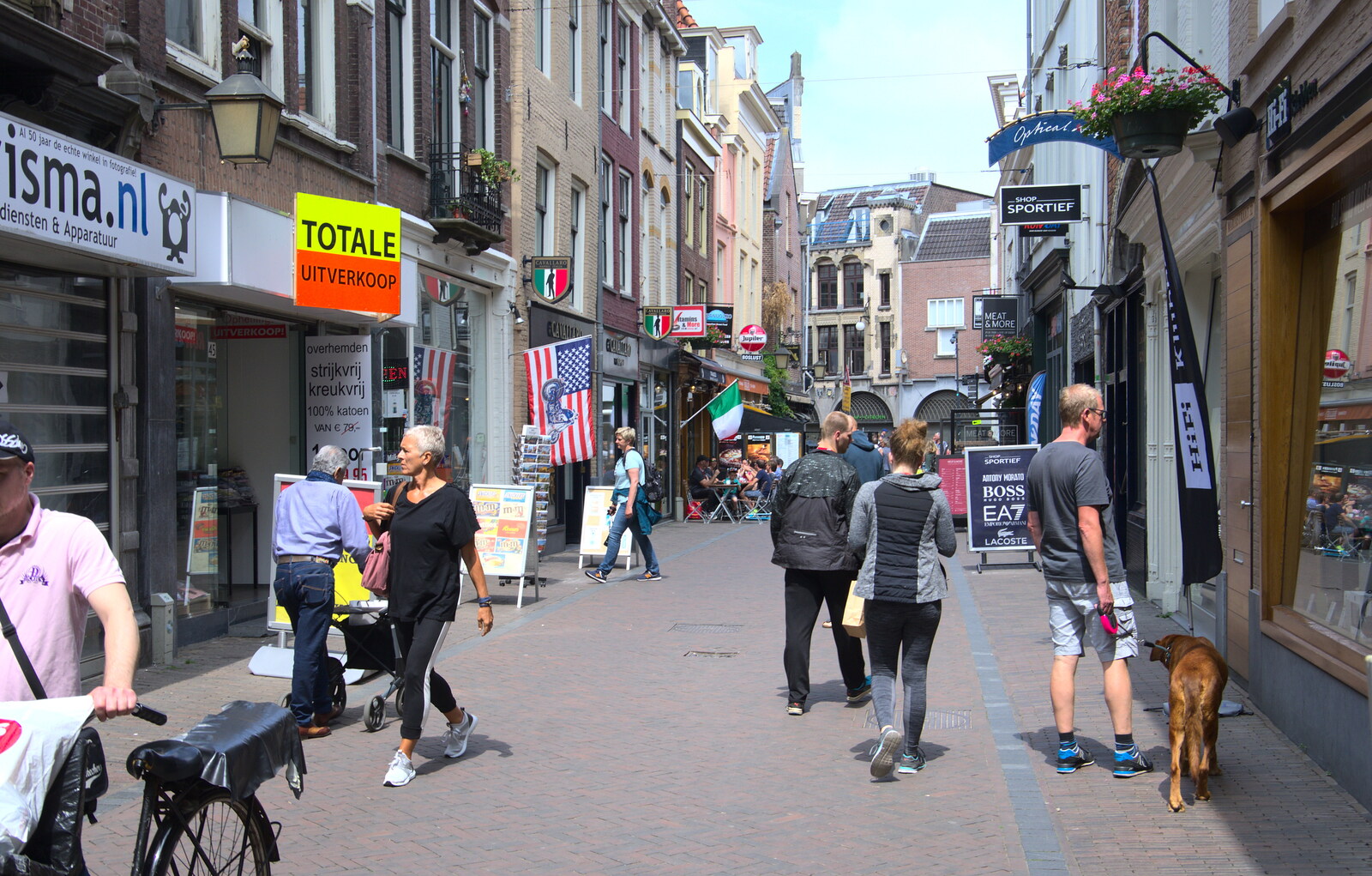 A Utrecht street from A Postcard from Utrecht, Nederlands - 10th June 2018