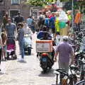 Hamish disappears into the crowds again, A Postcard from Utrecht, Nederlands - 10th June 2018