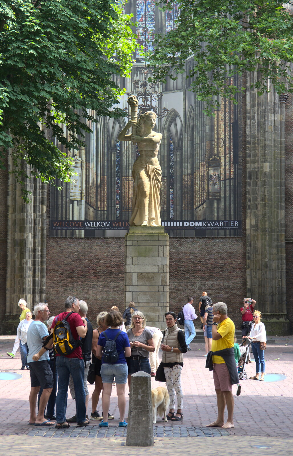 The Cathedral of Saint Martin, on Domplein square from A Postcard from Utrecht, Nederlands - 10th June 2018