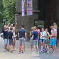 A crowd of tourists, A Postcard from Utrecht, Nederlands - 10th June 2018