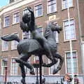 A statue of a girl with a ponytail, on a pony, A Postcard from Utrecht, Nederlands - 10th June 2018