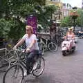 Cycles and mopeds by the Oudegracht, A Postcard from Utrecht, Nederlands - 10th June 2018