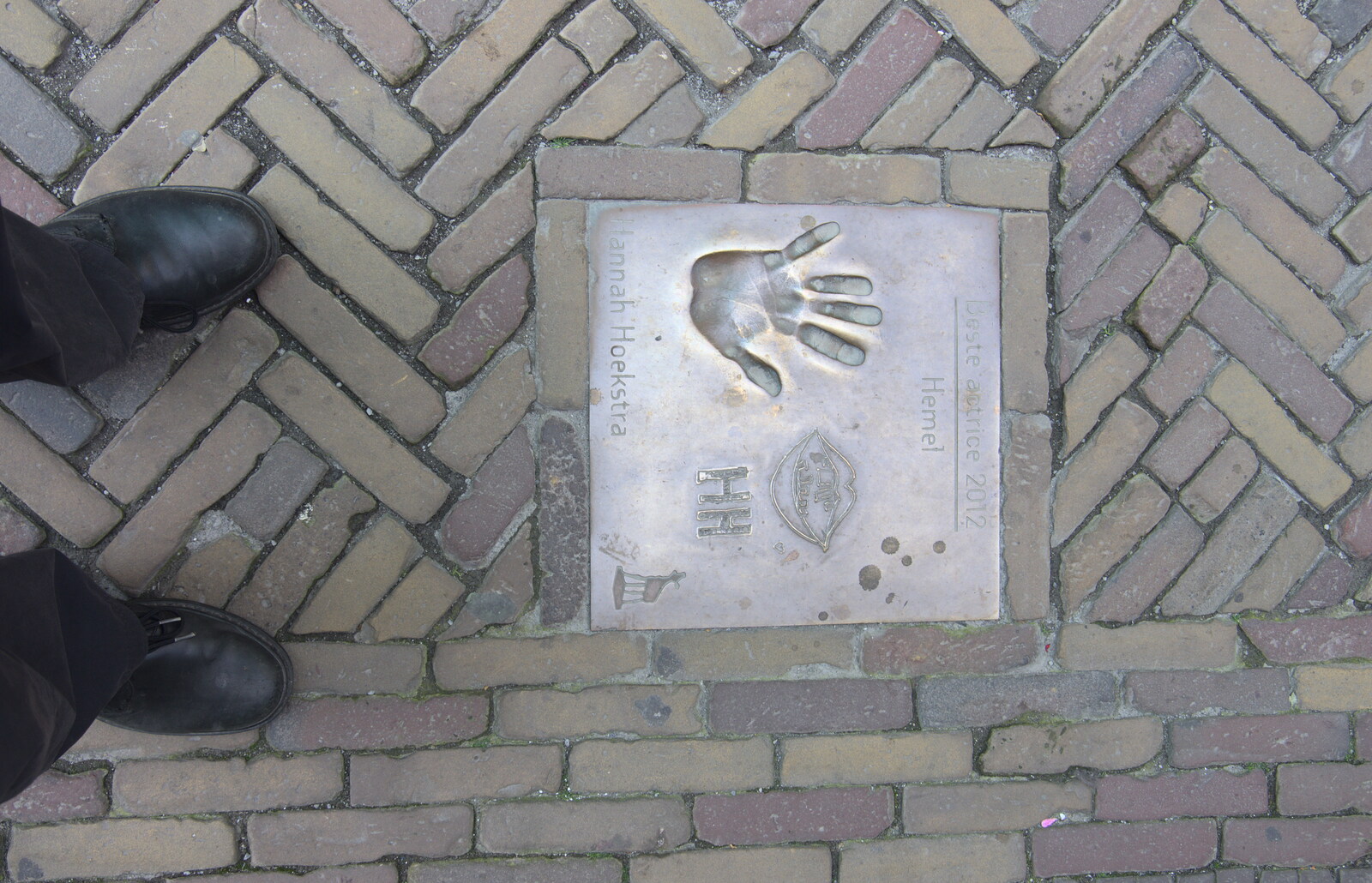 There's some kind of 'Hollywood walk of fame' from A Postcard from Utrecht, Nederlands - 10th June 2018