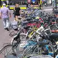 Hamish is lost in another massive pile of bikes, A Postcard from Utrecht, Nederlands - 10th June 2018