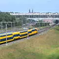 A train pulls in to Duivendrecht station, A Postcard from Utrecht, Nederlands - 10th June 2018