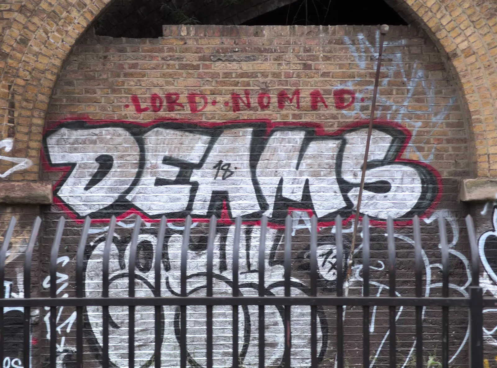 Lord Nomad and more Deams graffiti, from SwiftKey's Hundred Million, Paddington, London - 13th June 2018