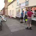 We peer in the window of Webster's Newsagent, The BSCC at the Woolpack, Debenham, Suffolk - 14th June 2018