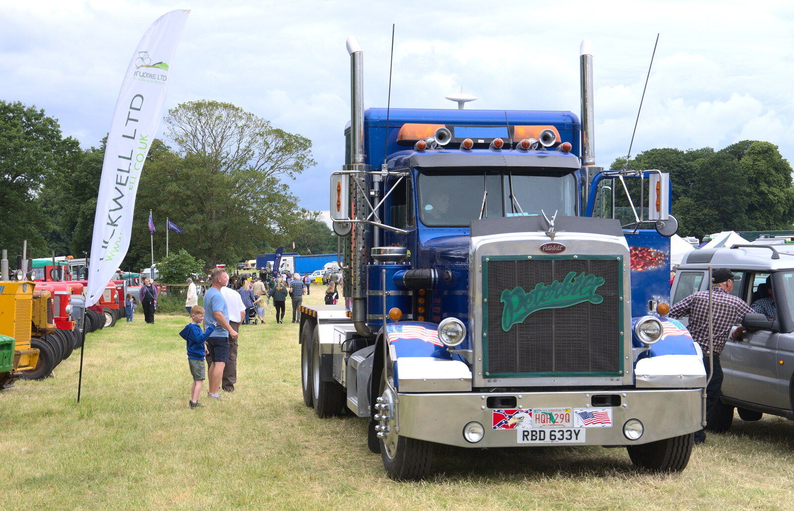A big Peterbilt tractor unit from The Formerly-Known-As-The-Eye-Show, Palgrave, Suffolk - 17th June 2018