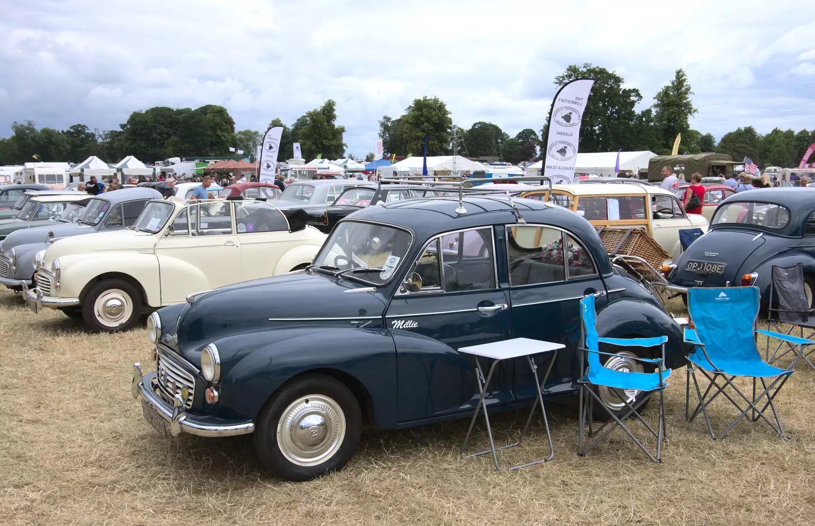 A Morris Minor called Millie, from The Formerly-Known-As-The-Eye-Show, Palgrave, Suffolk - 17th June 2018