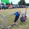 Harry and Amelia hang around the show ring, The Formerly-Known-As-The-Eye-Show, Palgrave, Suffolk - 17th June 2018