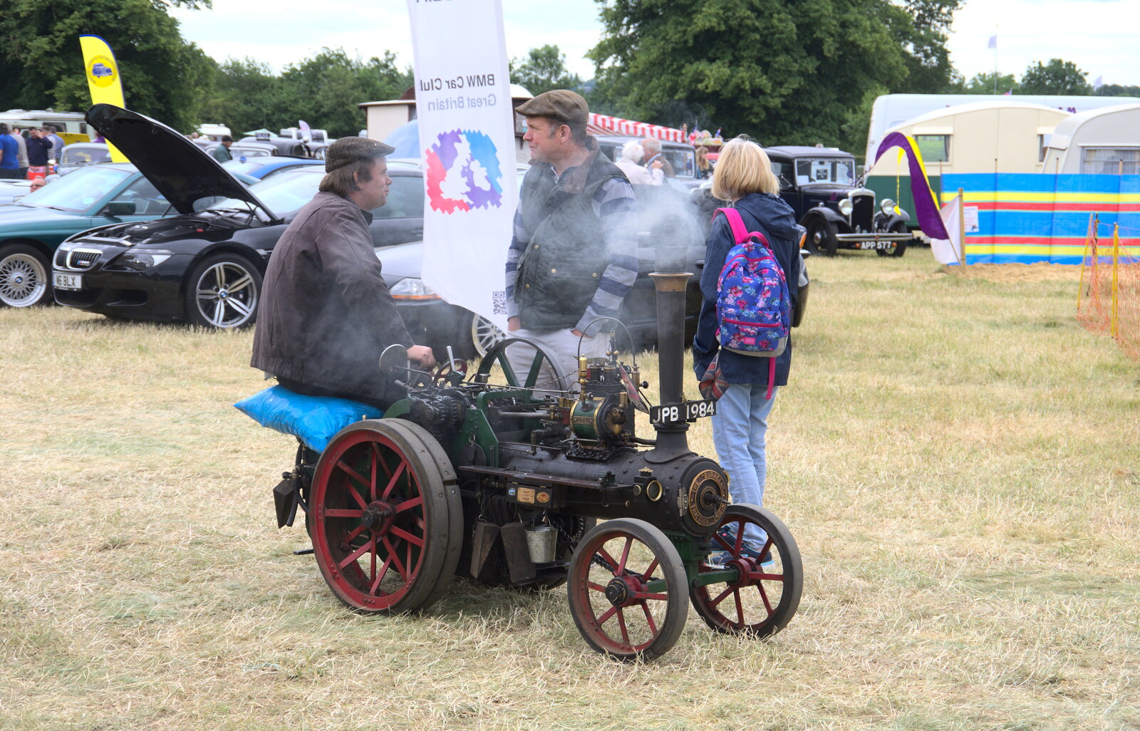A scale model of a traction engine from The Formerly-Known-As-The-Eye-Show, Palgrave, Suffolk - 17th June 2018