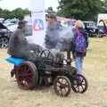 A scale model of a traction engine, The Formerly-Known-As-The-Eye-Show, Palgrave, Suffolk - 17th June 2018