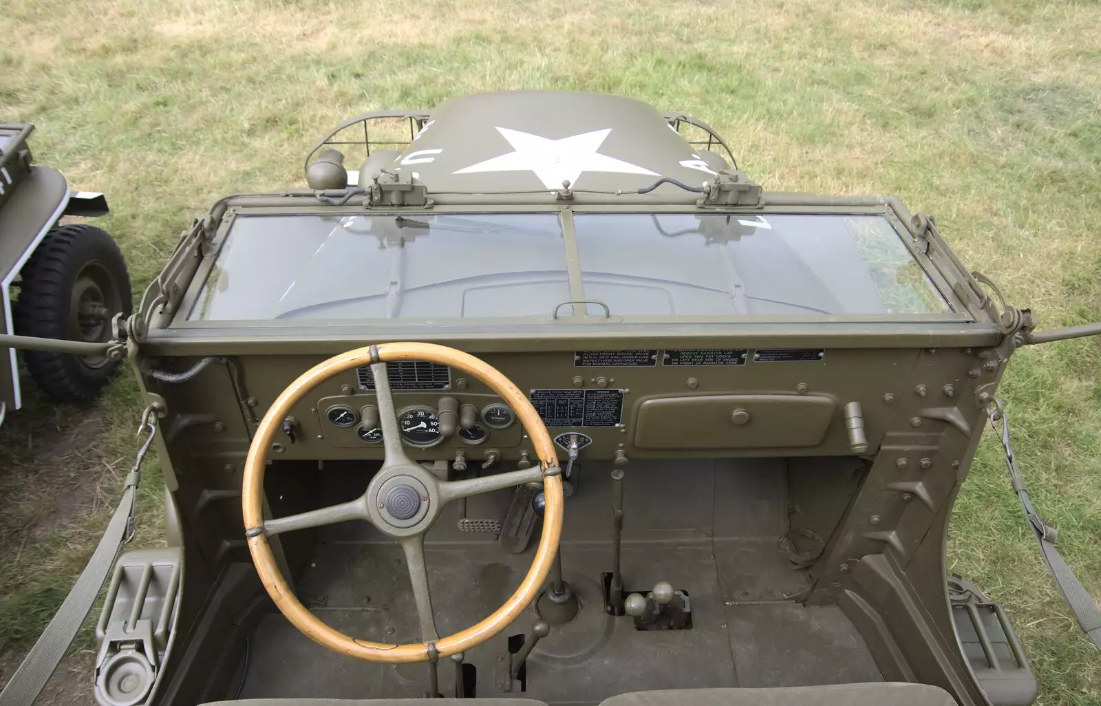 A view of the cab of Clive's truck, from The Formerly-Known-As-The-Eye-Show, Palgrave, Suffolk - 17th June 2018