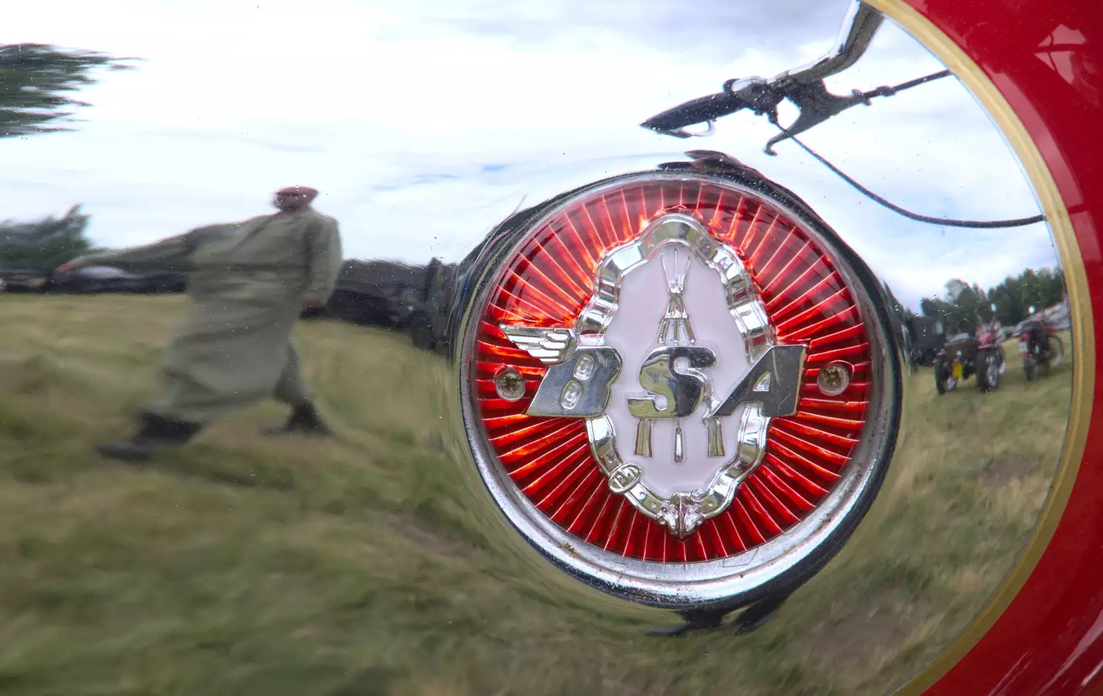 A BSA motorcycle badge, from The Formerly-Known-As-The-Eye-Show, Palgrave, Suffolk - 17th June 2018