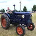 A happy tractor driver, The Formerly-Known-As-The-Eye-Show, Palgrave, Suffolk - 17th June 2018