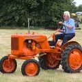 A bloke on a tiny but very orange Allis-Chalmers, The Formerly-Known-As-The-Eye-Show, Palgrave, Suffolk - 17th June 2018